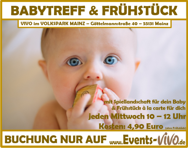 Babytreff & Frühstück - JEDEN MITTWOCH 10 - 12 Uhr